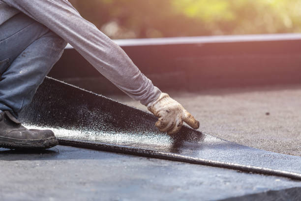 Professional Basement Waterproofing technician working in Pennsburg, PA